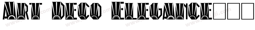 Art Deco Elegance字体转换